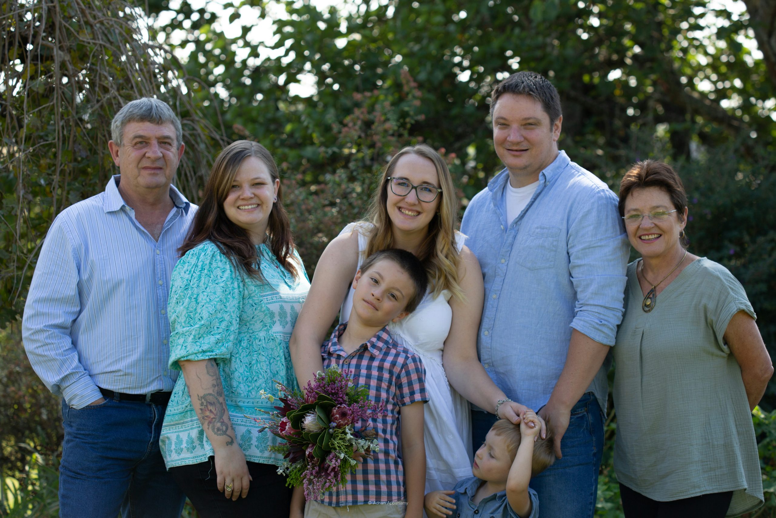 foster to adopt family celebrating new family